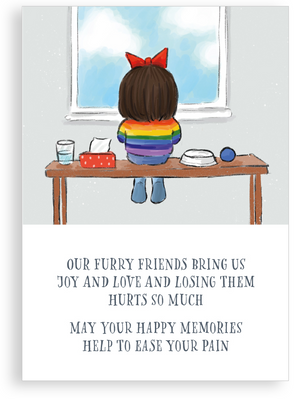 Greetings card - Loss of a pet
