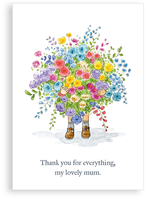 Greetings card - Lovely Mum