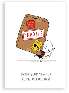 Greetings Card - New Job