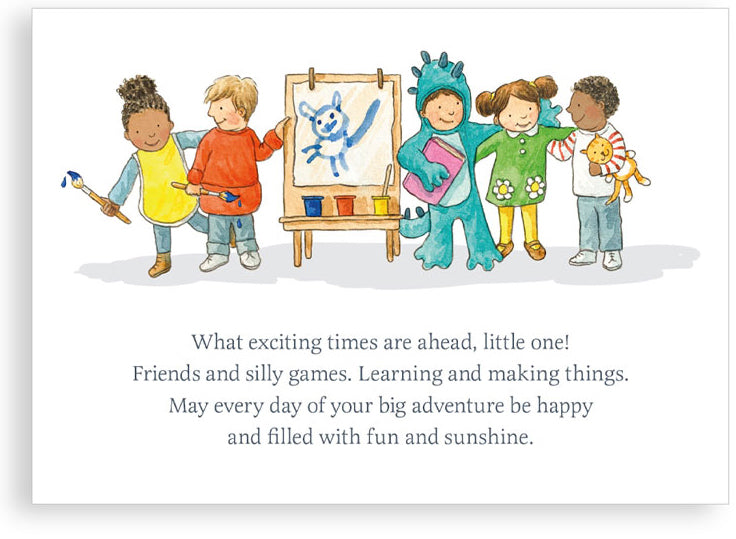 Greetings card - Starting at nursery or pre-school card