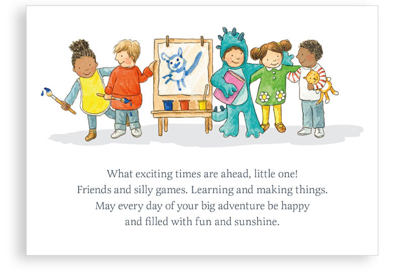 Greetings card - Starting at nursery or pre-school card
