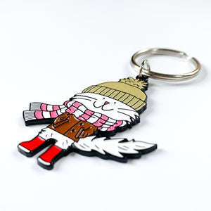 Cecil Enamel Keyring