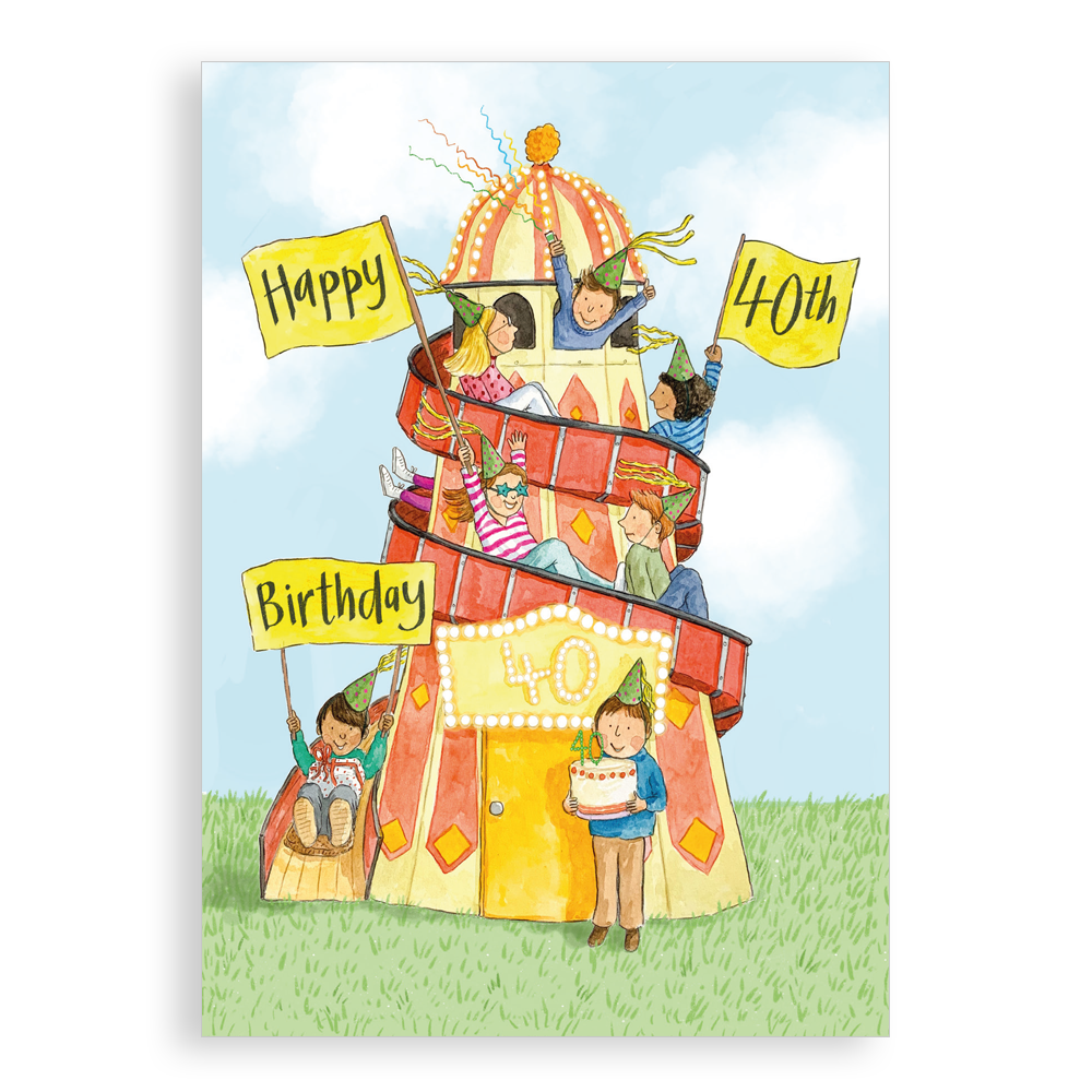 Greetings card - 40th Birthday