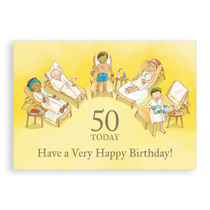 Greetings card - 50th Birthday
