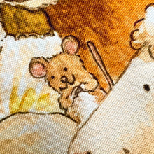 Load image into Gallery viewer, Asleep in the hay - Tea towel
