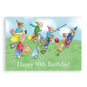 Greetings card - 90th Birthday