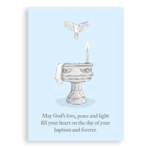 Greetings card - Baptism