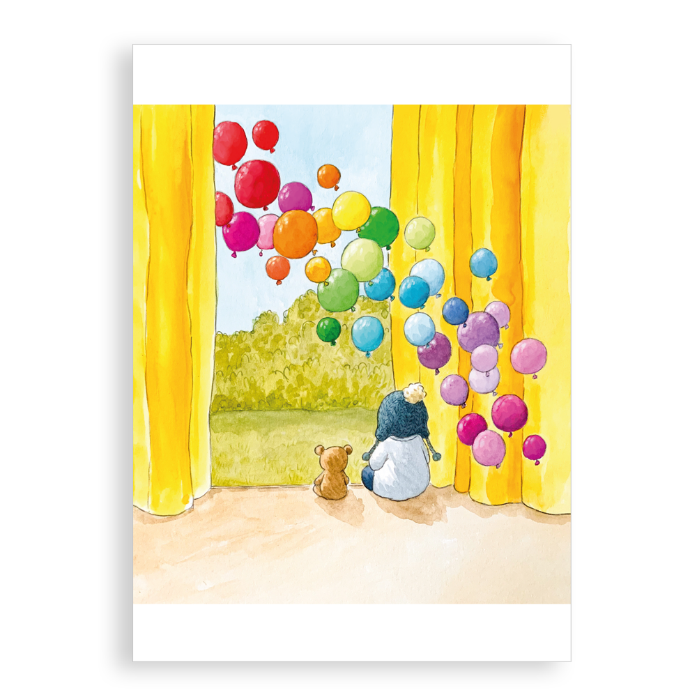 Greetings card - Happy Days