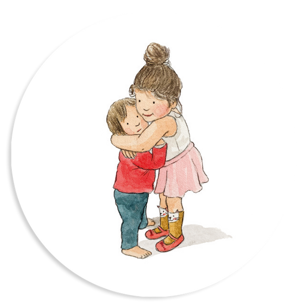 Sheet of 15 Stickers Big Hug Nice Things by Helena