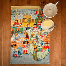 Load image into Gallery viewer, Getting ready for Christmas - Tea towel
