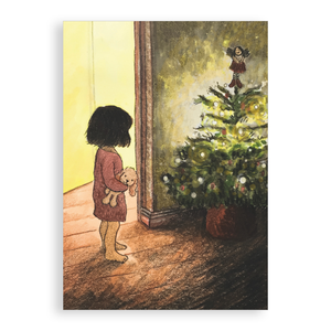 Pack of 5 printed Christmas cards - O Christmas Tree