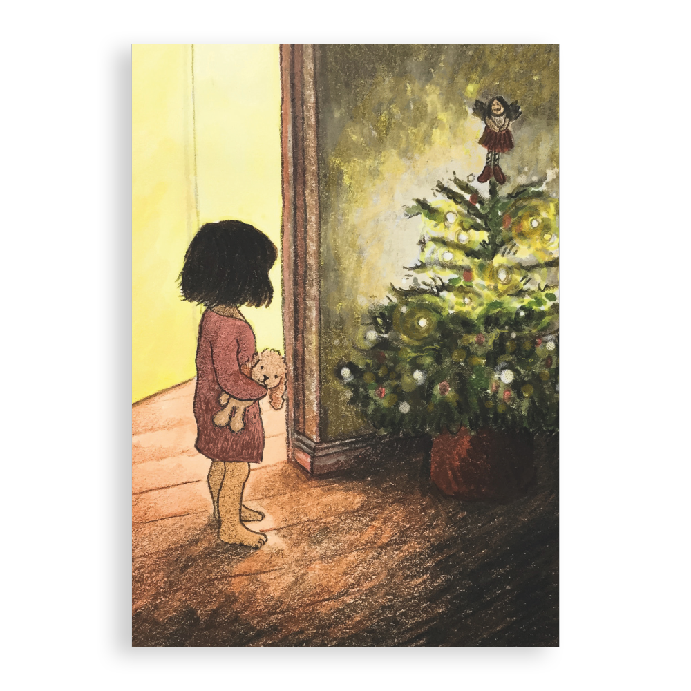 Pack of 5 Christmas cards - O Christmas Tree