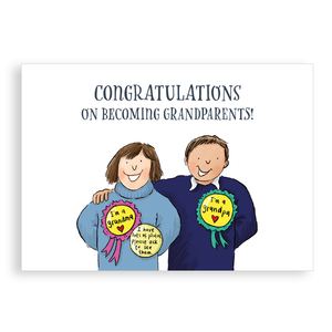 Greetings card - Congratulations Grandparents