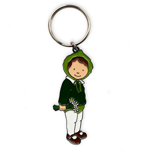 Daisy Enamel Keyring