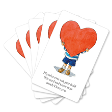 Load image into Gallery viewer, Mini card - If you&#39;re sad (boy) - pack of 5
