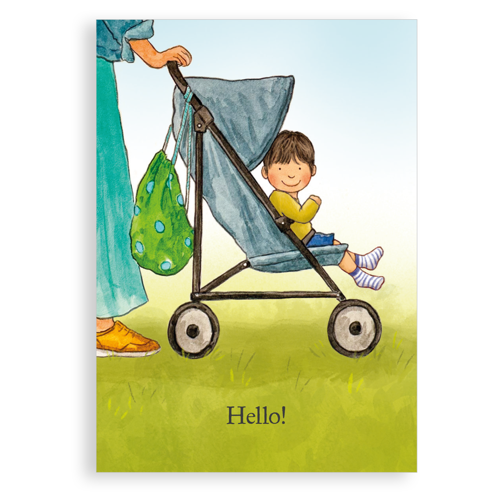 Greetings card - Hello (Boy)