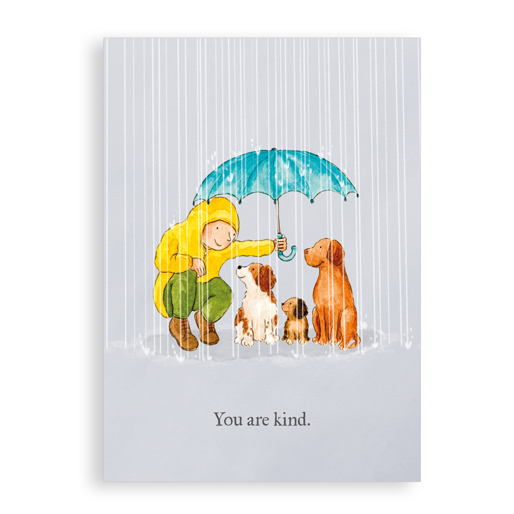 You are kind, A6 postcards (pack of 4)