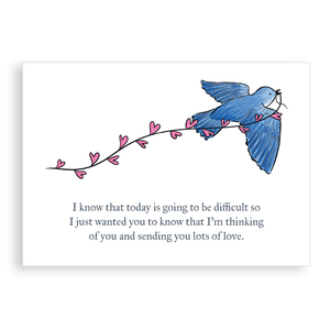 Greetings card - Difficult Day