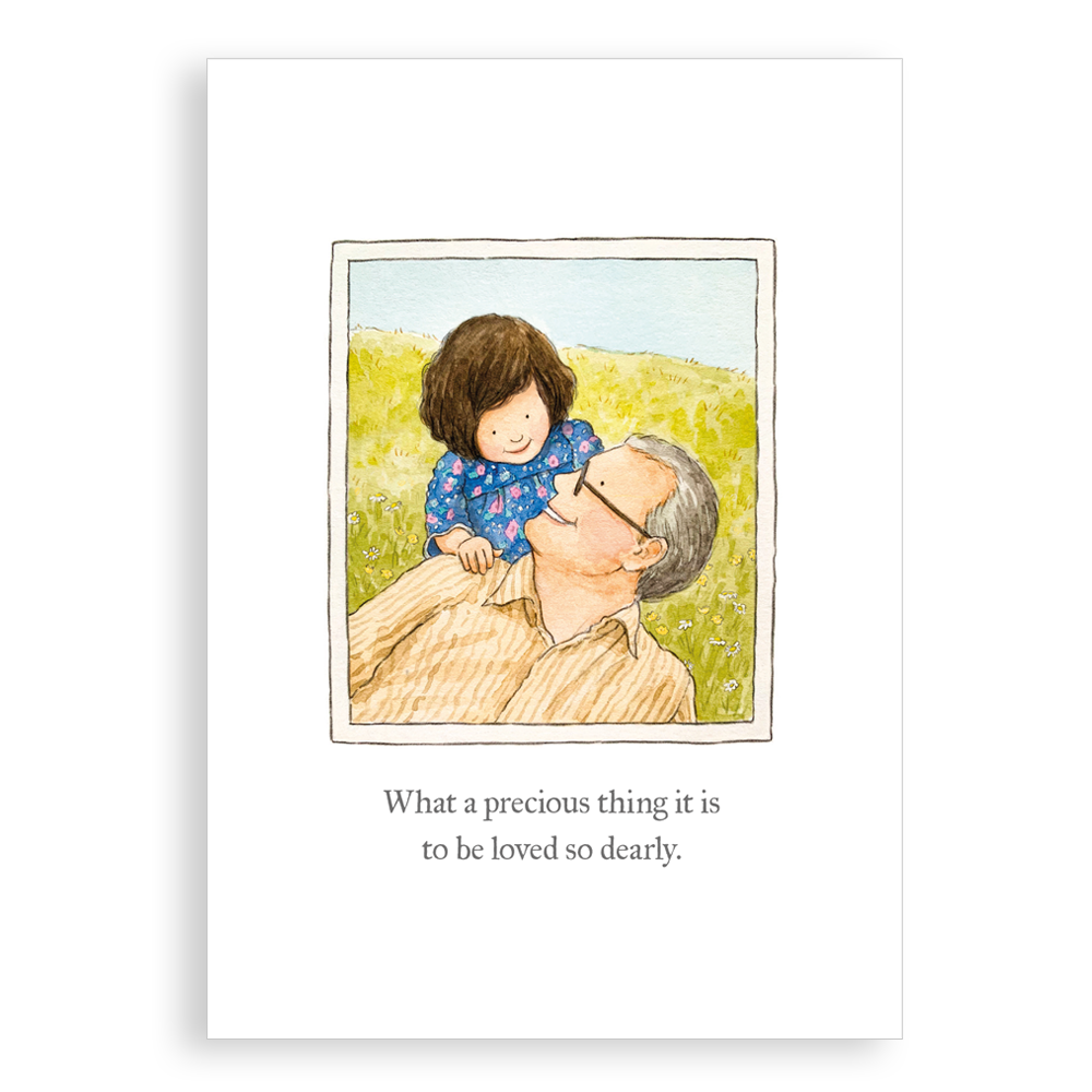 Greetings card - Loved so dearly (Man)