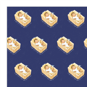 Wrapping Paper, Baby Jesus - Christmas (4 sheets)