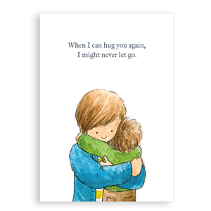 Greetings card - Never let go (Boy)