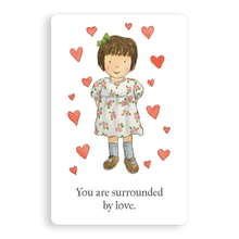 Load image into Gallery viewer, Mini card - Surrounded by love (pack of 5)
