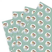 Load image into Gallery viewer, Wrapping Paper - Friends at the Seaside (4 sheets)

