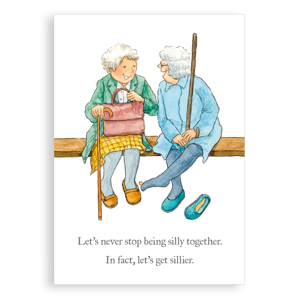 Greetings card - Silly together