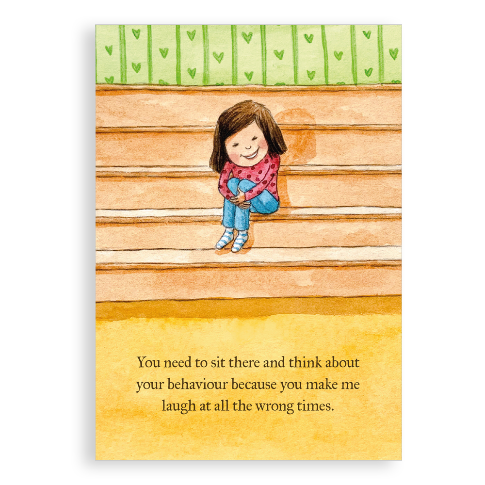 Greetings card - Sit and think – Nice Things by Helena