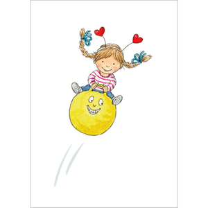 My Little Girl (Space Hopper) - (A4 hand signed print)