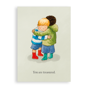 You are treasured - A6 postcard