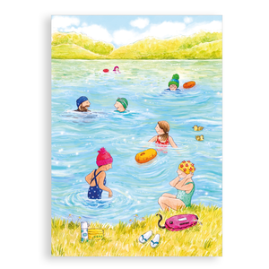 Greetings card - Wild Swimming