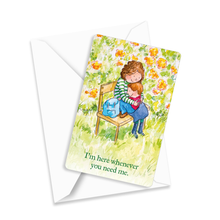 Load image into Gallery viewer, Mini card - Always here (pack of 5)
