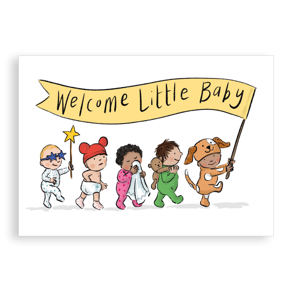 New baby card - Welcome Little Baby