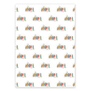 Wrapping Paper, The Carol Singers - Christmas (4 sheets)