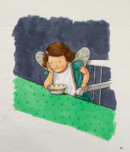 Load image into Gallery viewer, Sulky Fairy - Original signed artwork in marker pen and pencil crayon

