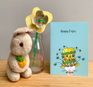 Easter card - Cecil’s Easter bonnet