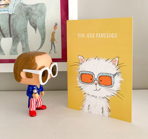 Greetings card - You are fabulous