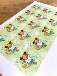 Sheet of 15 Stickers - Sunny Days