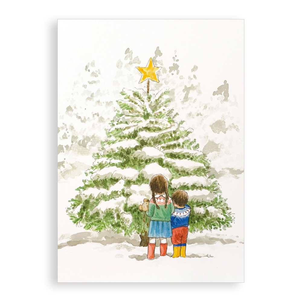 Pack of 5 Christmas cards - Star of Wonder