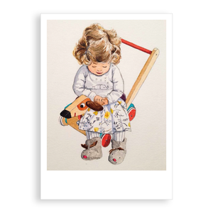 Time for a Nap - A6 postcard